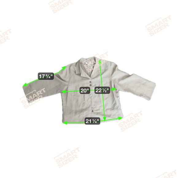 Talbots Linen Blend Jacket  size 12 - Picture 5 of 5